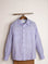 Packshot SHIRT PURPLE AND BLUE LINEN STRIPED